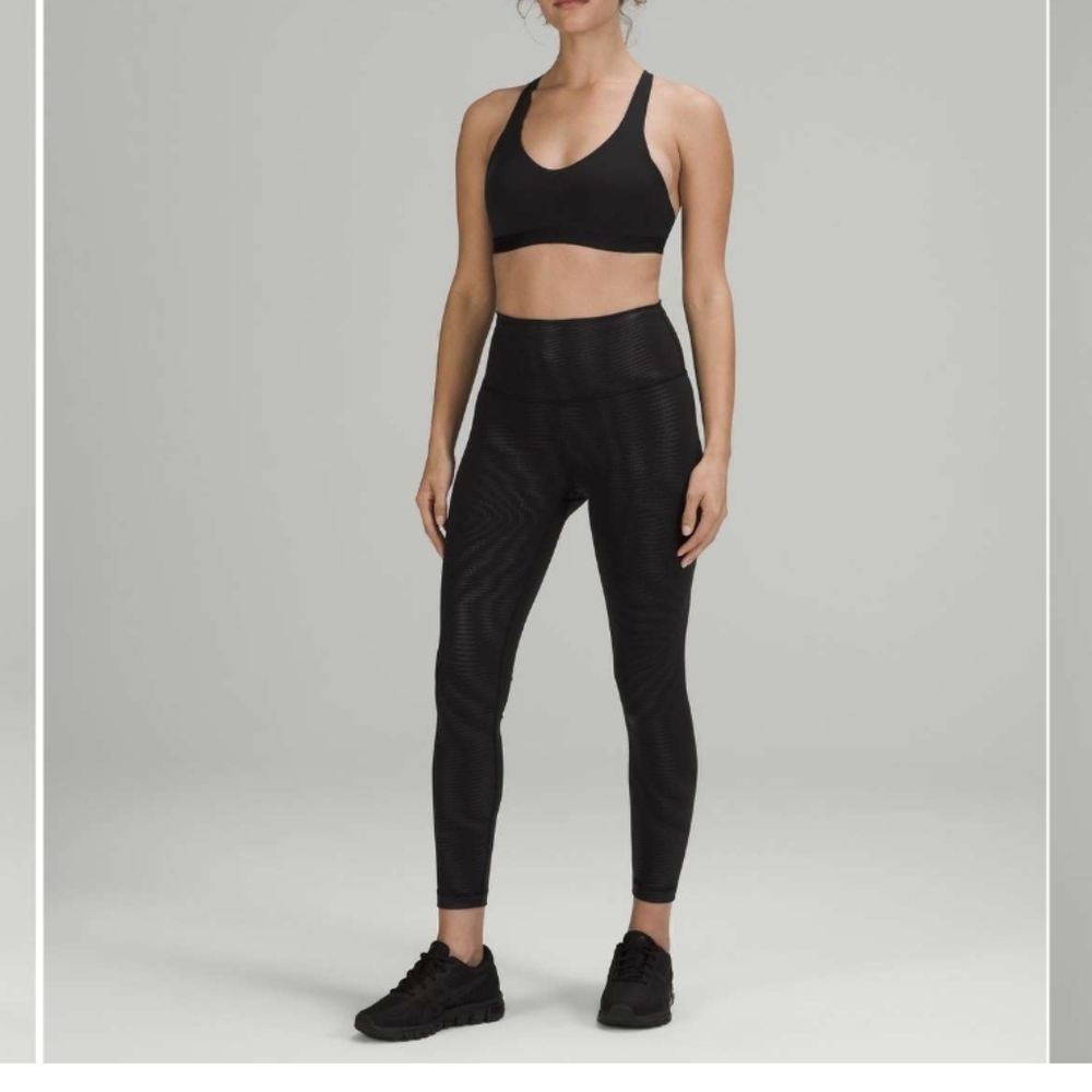 Lululemon, Wunder Train High Rise Shapeshifter Foil 25', Size 4